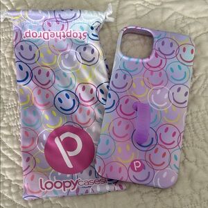 Loopy Case Multicolor Smiley Phone Case